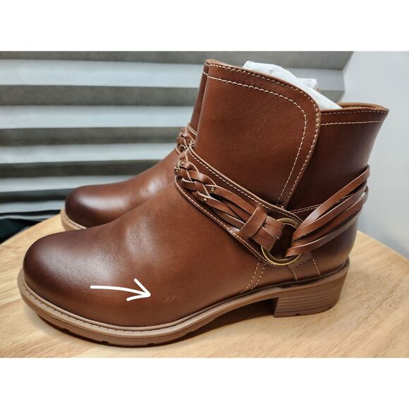 Clarks Hearth Kaylie Women’s Boots – Size 10 Side Zip Ankle Booties - Picture 11 of 11